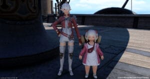 船の上で大好きなアリゼーちゃんとパチリ