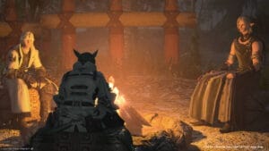 ウリエンジェとサンクレッドと焚火を囲んで話し込むシーンいいね