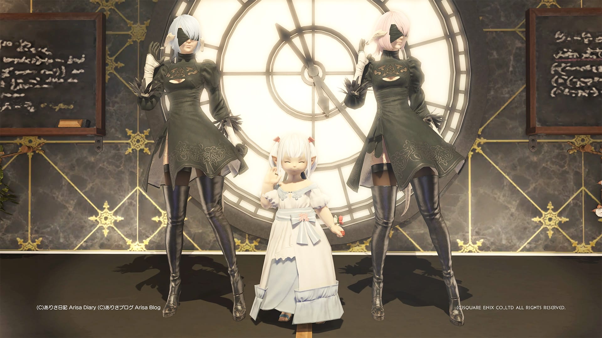 【FF14】カフェレムナントでRamちゃんRemちゃんの間に入ってありさステージで踊ってきたよー【FFXIV】7.25HotFixesメンテナンス